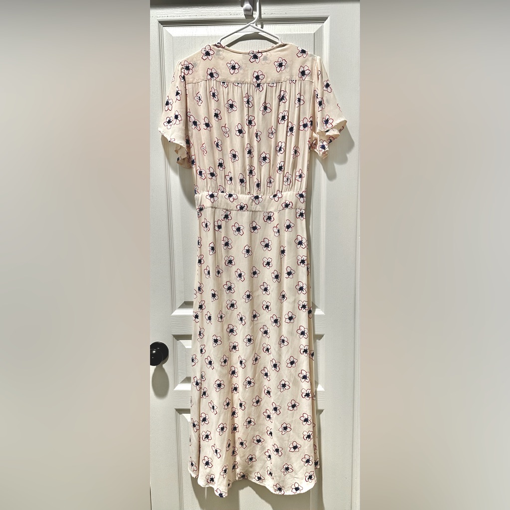 Nwt Rue Stiic Greta Maxi Dress In Flowers Of The Arts Print W Keyhole Bodice — image 6 of 8